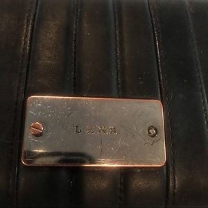 L.A.M.B. Bags - L.A.M.B. black leather zip wallet L.A.M.B. Bags - L.A.M.B. black leather zip wallet